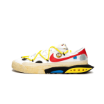 Nike blazer low off white white university red
