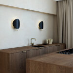 Applique murale en m�tal noir