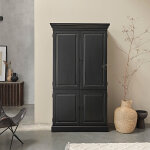 Armoire 4 portes en bois d'acajou