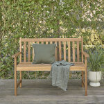 Banc de jardin en bois d'acacia 2 places
