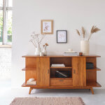 Buffet en bois massif 2 portes