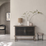Buffet en bois recycl� massif 120 cm