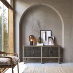 Buffet en bois recycl� massif 173 cm