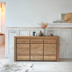 Buffet en teck recycl massif 160 cm