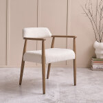 Chaise en ch�ne massif et bouclette