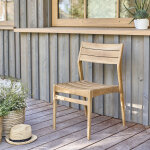 Chaise de jardin en teck massif
