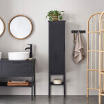 Colonne en bois recycl et mtal