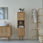 Colonne de salle de bain en bois massif