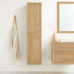 Colonne de salle de bain en h�v�a massif suspendue