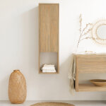 Colonne de salle de bain en h�v�a massif suspendue