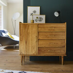 Commode en bois massif 105 cm