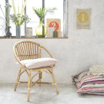 Fauteuil en rotin naturel