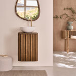 Lave main en mindi massif suspendu 40 cm