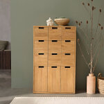 Meuble � chaussures en teck massif