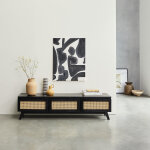 Meuble tv en mindi massif 160 cm