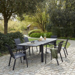 Salon de jardin en aluminium et textil�ne 6 / 10 places