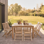 Salon de jardin en teck massif 6 / 8 places Salon de jardin en teck massif 6 / 8 places