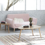 Table basse en bois massif 100 cm