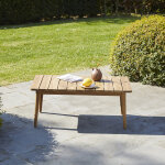 Table basse de jardin en teck massif