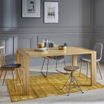 Table en bois massif 8 pers.