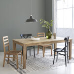 Table extensible en teck recycl� massif 14 pers.