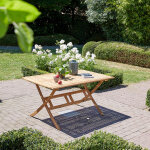 Table de jardin en acacia massif 6 places