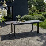 Table de jardin en aluminium extensible 6 / 10 places