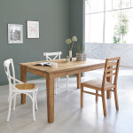 Table en teck massif recycl extensible 12 pers.