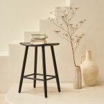 Tabouret en teck massif