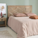 Tte de lit en teck recycl massif 160 cm