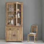 Vaisselier en teck recyclé massif Vaisselier en teck recyclé massif