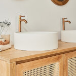 Vasque en b�ton beige 37 cm