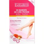 Bandes de cire froide jambes - aisselles x20 evoluderm