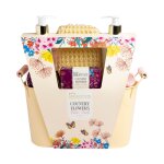 Grand coffret bain - country flowers idc