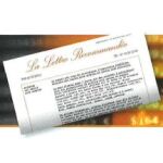 La lettre recommand�e