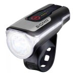clairage avant sigma aura 80 lux homologu noir / gris ( batterie)