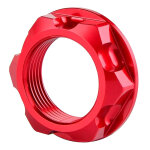crou de colonne de direction bud racing en aluminium anodis rouge