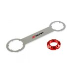 �crou de colonne de direction scar rouge pour honda crf 250 r 04 - 16
