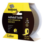 Adh�sif toil� bardhal 25m x 4, 7 cm gris