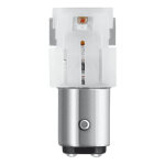 Ampoule 12v 21 / 5w bay15d osram led rouge feu + stop x2