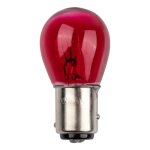 Ampoule bay15d s25 stop / feu 12v 21 / 5w rouge