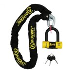Antivol � cha�ne auvrey xlock 1. 20m maillon �10mm avec u xtrem mini