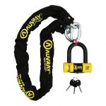 Antivol � cha�ne auvrey xlock 1. 20m maillon �12mm avec u xtrem mini