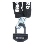 Antivol chaîne avec cadenas oxford boss 1, 5m Antivol chaîne avec cadenas oxford boss 1, 5m