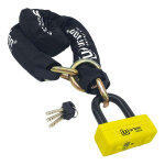 Antivol chaîne lasso à13, 5mm x 1, 2m sra urban pack avec cadenas bloq Antivol chaîne lasso à13, 5mm x 1, 2m sra urban pack avec cadenas bloq