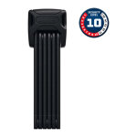 Antivol pliable abus bordo 6000k / 90 � cl� 90cm noir (support inc)