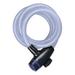 Antivol spiral oxford �12mm x 1, 8m transparent