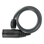 Antivol spiral oxford cable lock gris 6 x 60cm