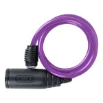 Antivol spiral oxford cable lock violet 6 x 60cm