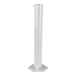�prouvette doseur gradu� en plastique transparent pressol 100ml